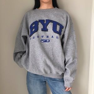 Vintage Nike 97 Brigham Young University crewneck
